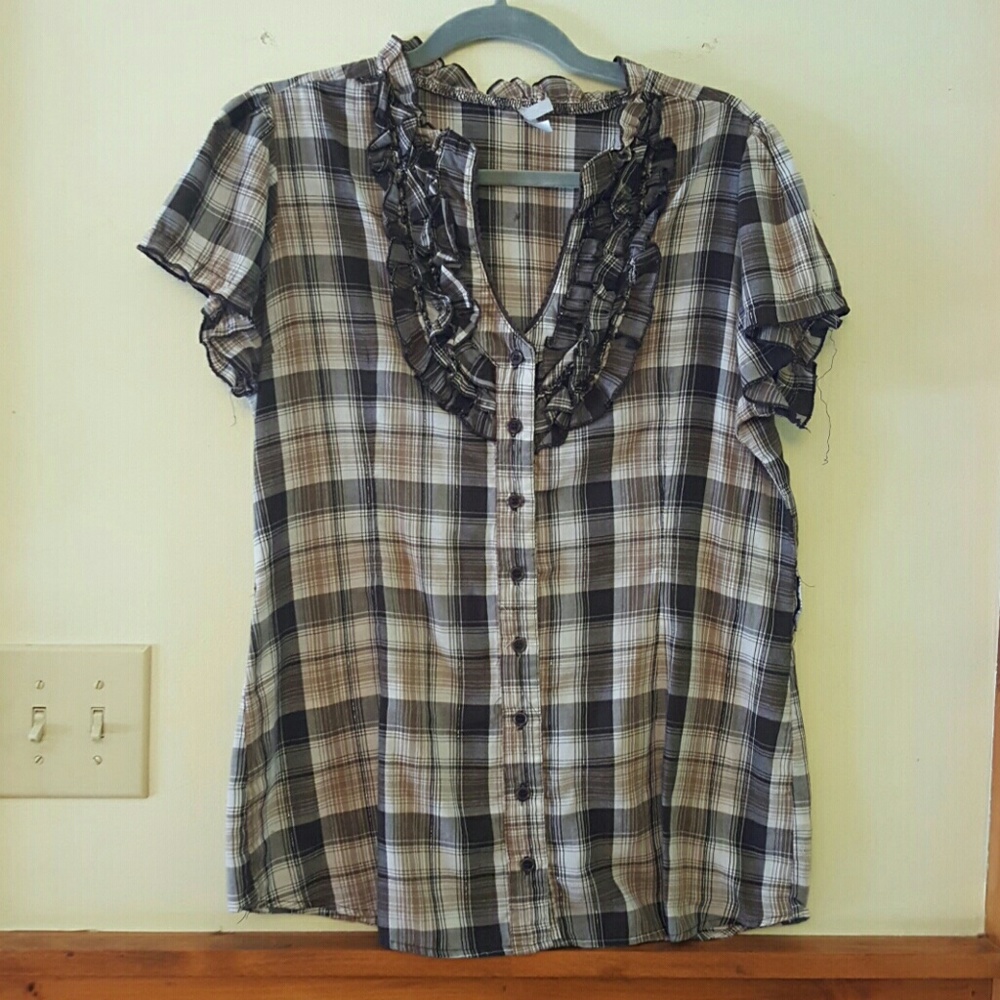 Brown blouse